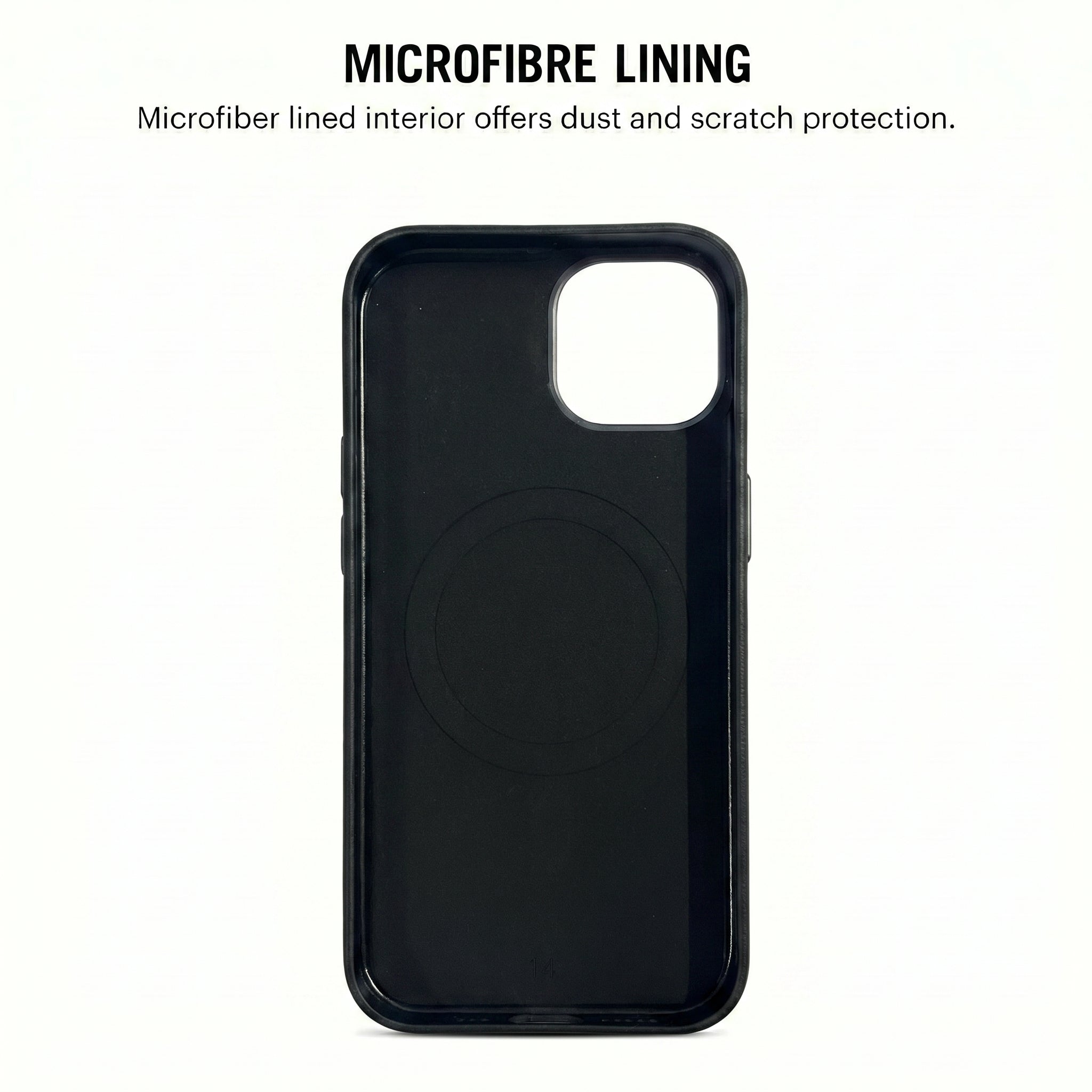 THE AVARAN Classic Pebble Leather Case - iPhone 13.