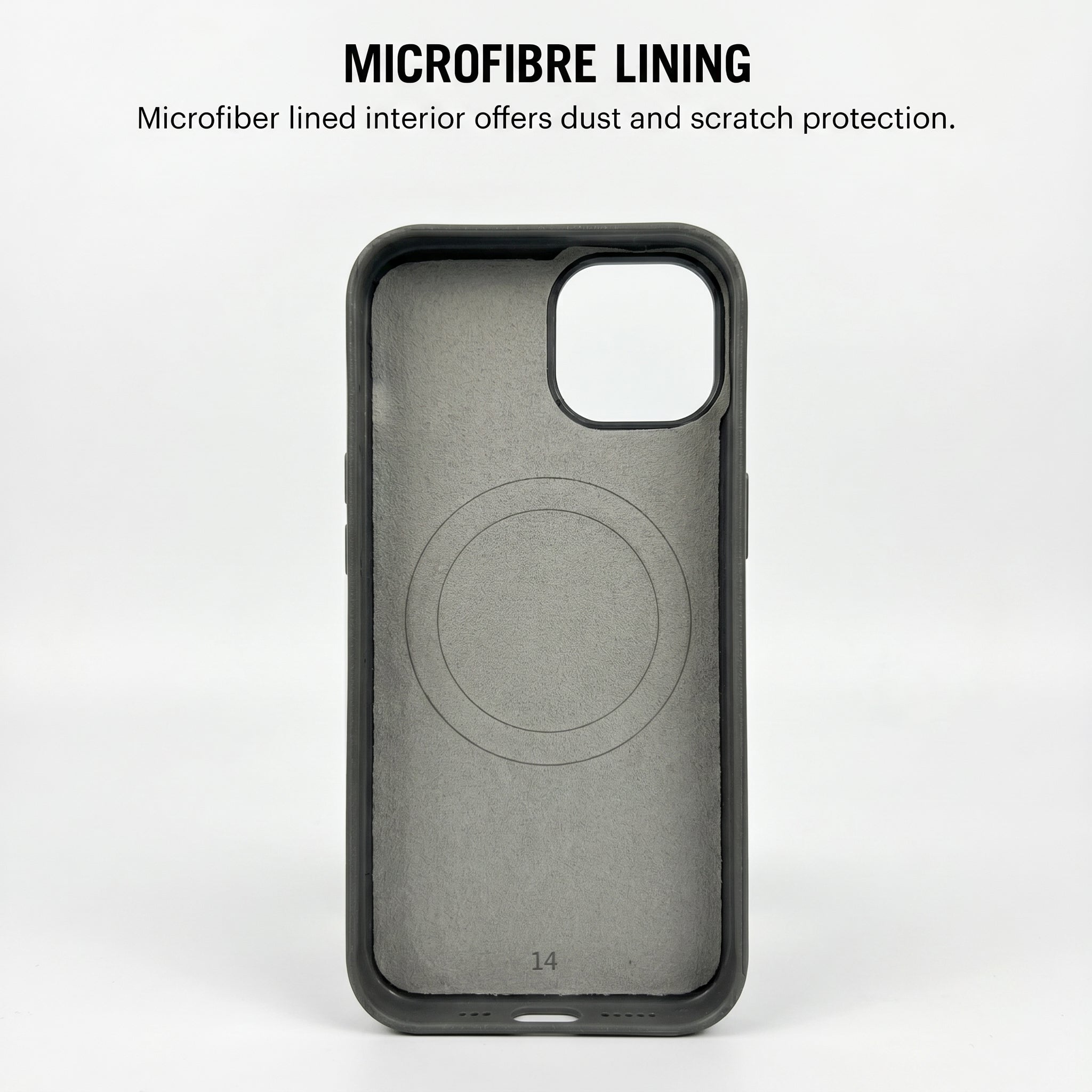 THE AVARAN Classic Pebble Leather Case - iPhone 15.