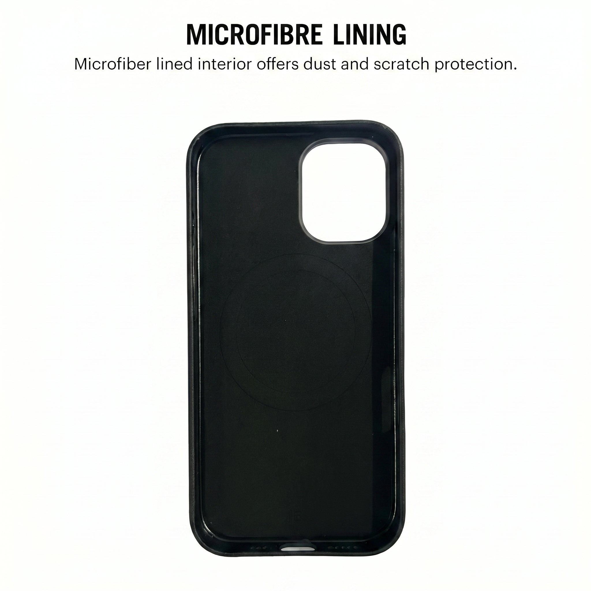 THE AVARAN Classic Pebble Leather Case - iPhone 16 plus.