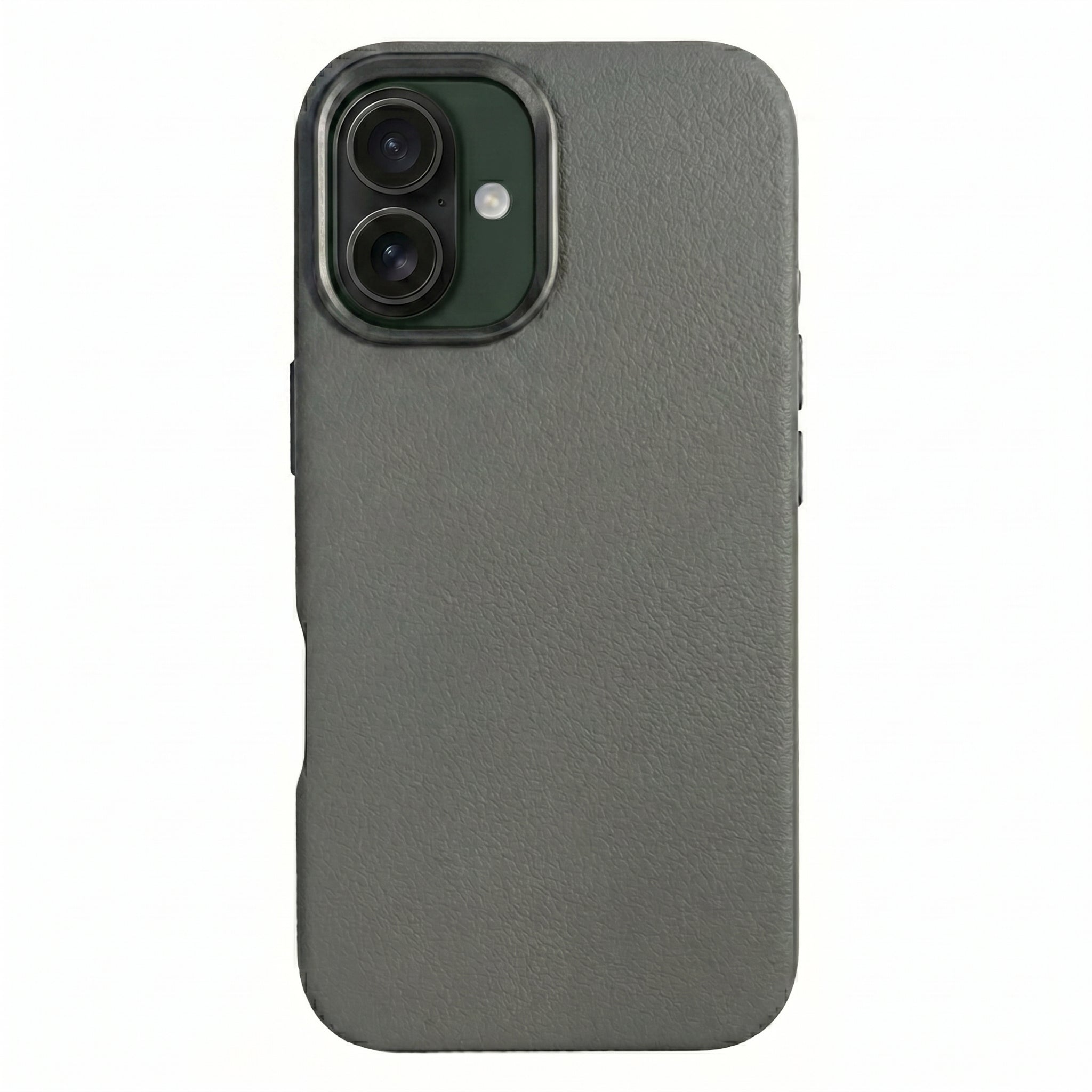THE AVARAN Classic Pebble Leather Case - iPhone 16 plus.