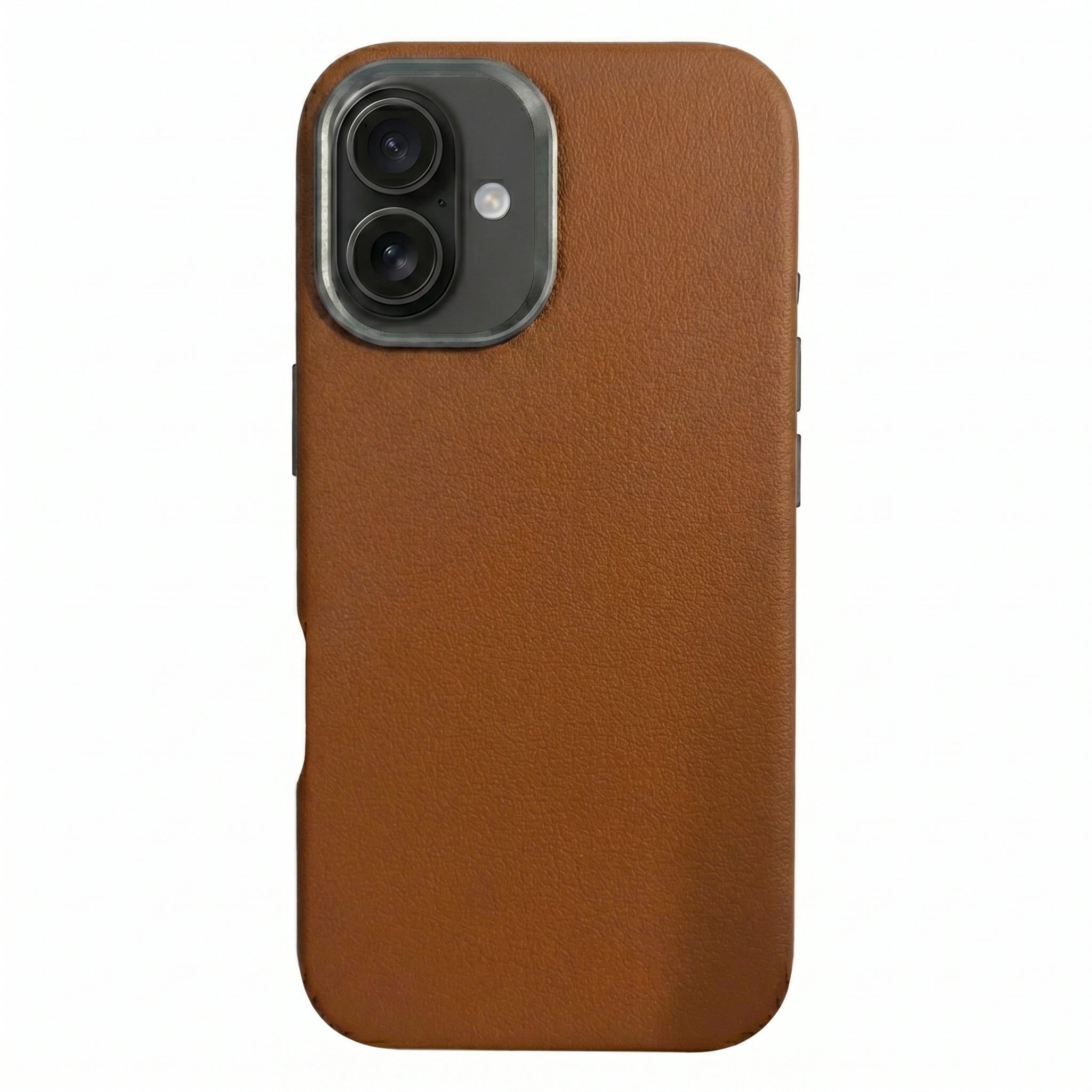 THE AVARAN Classic Pebble Leather Case - iPhone 16 plus.